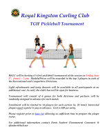 TGIF Pickleball Tournament