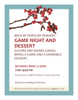 Game Night & Dessert